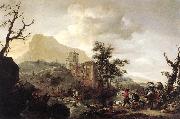 Stag Hunt in a River iut7 WOUWERMAN, Philips